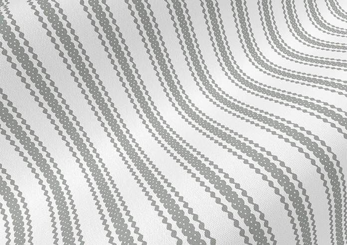Lace Stripes, Grey - Roman Blind - Image 4